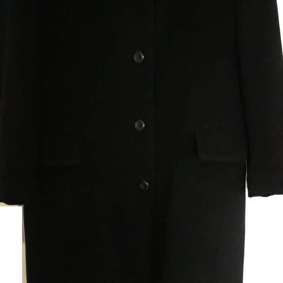 London Fog. Long Wool Coat. Black. 6P - Picture 6 of 16